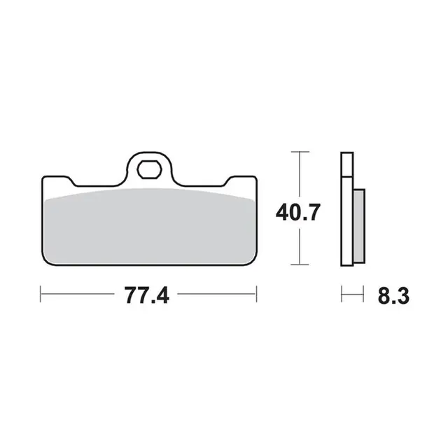 Klocki hamulcowe Tarcza prawa przód Aprilia SXV 450/550 Van Den Bosch SBS 695DS-2 Oferta czasowa