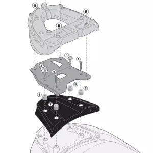 Stelaż kufra centralnego Kawasaki J 300 Kappa KR4111MM Ograniczona ilość