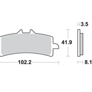 Klocki hamulcowe KH447 Brenta BR4156 Łatwy zwrot