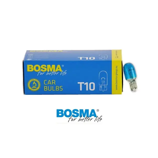 Oferta Żarówka BOSMA 12V 3W T10 BLUE (6425) OP 10 SZT