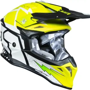 Kask JUST1 J39 POSEIDON black fluo yellow white matt XL Oferta limitowana