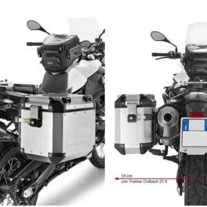 Dostępne od ręki KAPPA STELAŻ KUFRÓW BOCZNYCH MONOKEY CAM SIDE BMW F 650 GS / F 800 GS (08-17), F 700 GS (13-17) - POD KUFRY KFR K‘FORCE ORAZ KVG K‘VOYAGER ALU