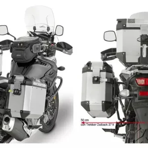 KAPPA STELAŻ KUFRÓW BOCZNYCH MONOKEY CAM SIDE SUZUKI DL 650 V-STROM ‘17-‘24 - POD KUFRY KFR K‘FORCE ORAZ KVG K‘VOYAGER ALU Ostatnia szansa