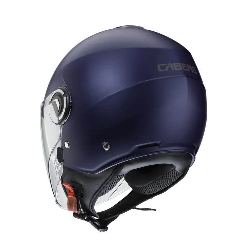 CABERG KASK OTWARTY JET Z BLENDĄ MODEL RIVIERA V4X SOLID KOLOR NIEBIESKI MAT - YAMAHA ROZMIAR XL Nie przegap
