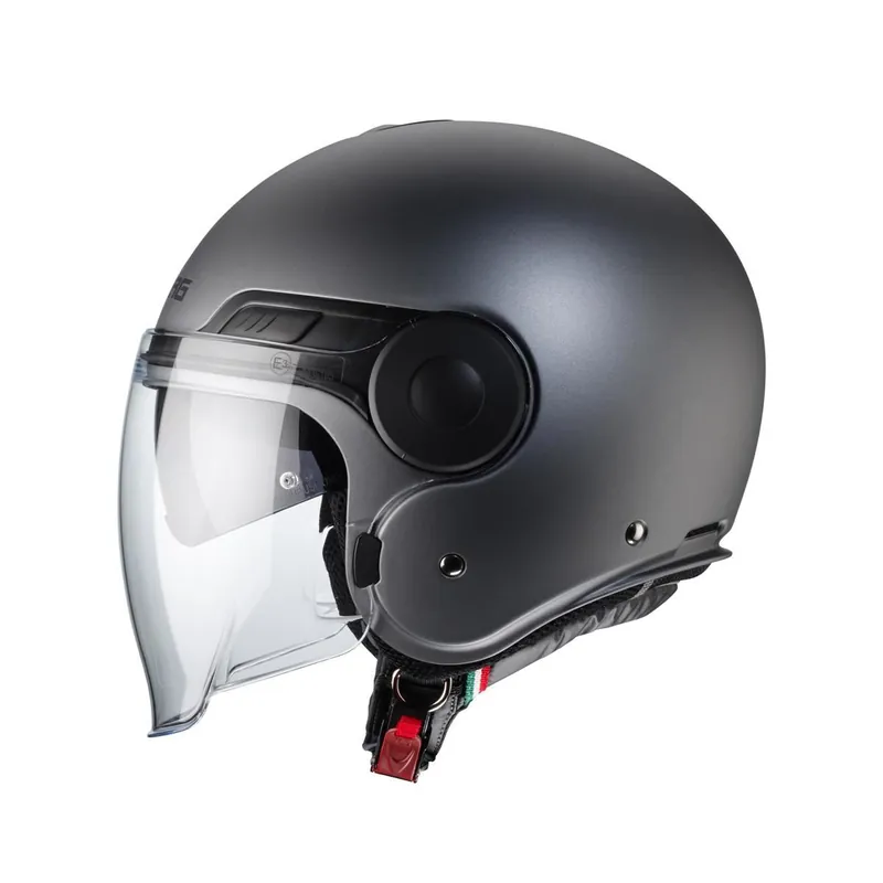 Wybór klientów CABERG PROMOCJA KASK OTWARTY JET Z BLENDĄ MODEL UPTOWN GUNMETAL KOLOR SZARY MAT ROZMIAR XS