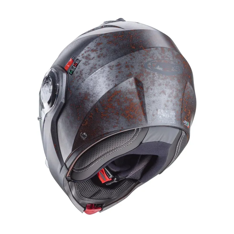 CABERG KASK SZCZĘKOWY FLIP-UP MODEL DUKE EVO RUSTY KOLOR SZARY/RDZAWY ROZMIAR M (PINLOCK W ZESTAWIE) Oferta