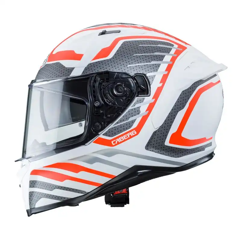 Premium CABERG PROMOCJA KASK INTEGRALNY AVALON FORGE KOLOR BIAŁY/SZARY/POMARAŃCZOWY FLUO ROZMIAR M