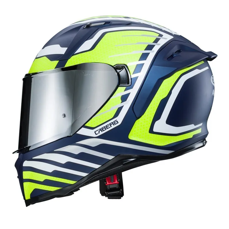 Najlepsza cena CABERG WYPRZEDAŻ KASK INTEGRALNY AVALON FORGE KOLOR NIEBIESKI/BIAŁY/ŻÓŁTY FLUO MAT ROZMIAR XL