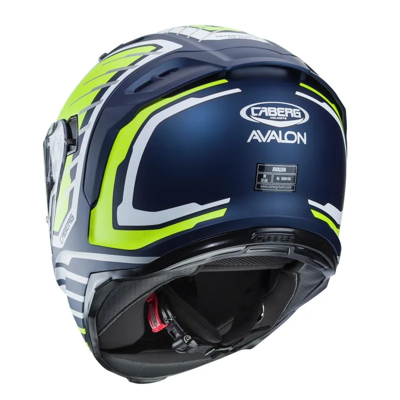 CABERG WYPRZEDAŻ KASK INTEGRALNY AVALON FORGE KOLOR NIEBIESKI/BIAŁY/ŻÓŁTY FLUO MAT ROZMIAR M Rabat