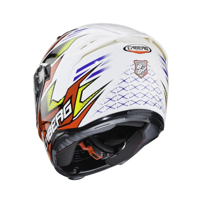CABERG PROMOCJA KASK INTEGRALNY AVALON GIGA KOLOR BIAŁY/CZERWONY/ŻÓŁTY ROZMIAR M Wyprzedaż