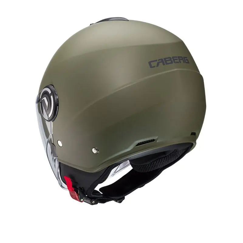 Ostatnia szansa CABERG PROMOCJA KASK OTWARTY JET Z BLENDĄ MODEL RIVIERA V4 KOLOR ZIELONY MAT - MILITARY GREEN ROZMIAR M