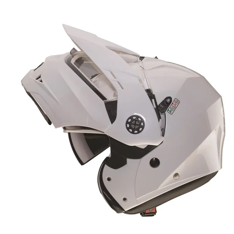 CABERG PROMOCJA KASK SZCZĘKOWY FLIP-UP ENDURO MODEL TOURMAX (PINLOCK) KOLOR BIAŁY METALIK ROZMIAR XL (5/5 GWIAZDEK W TESTACH SHAR Oferta czasowa