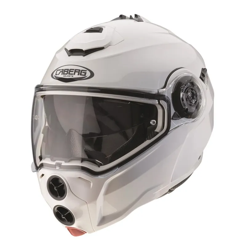 Rabat CABERG WYPRZEDAŻ KASK SZCZĘKOWY FLIP-UP MODEL DROID (PINLOCK) KOLOR BIAŁY POŁYSK ROZMIAR S