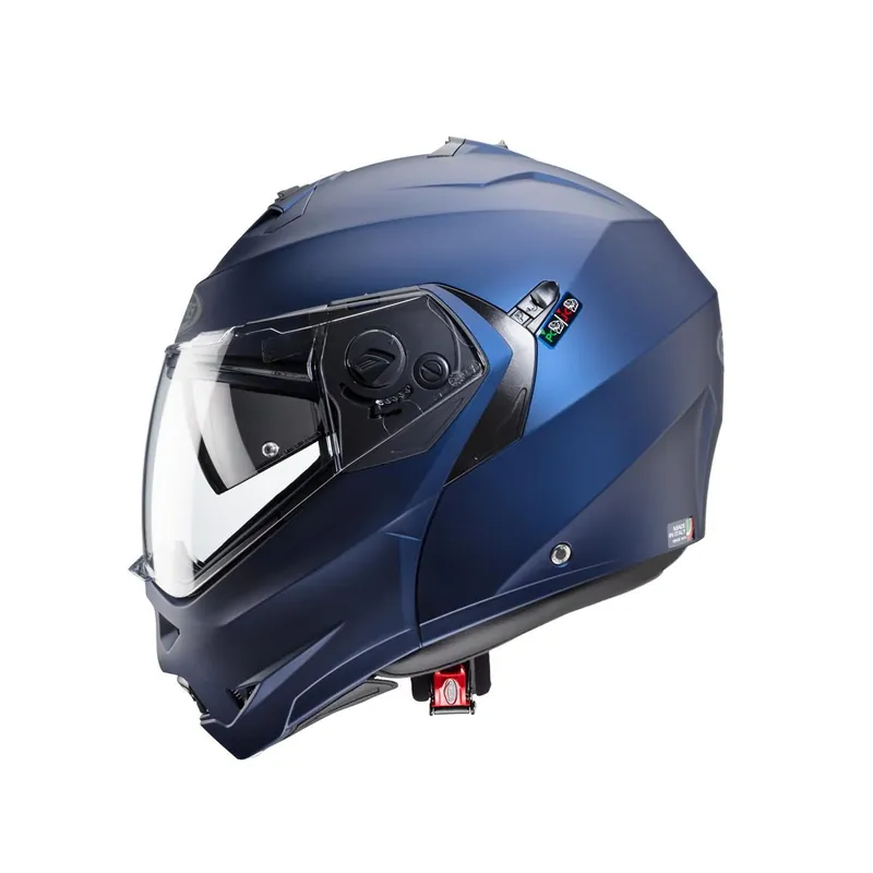 CABERG PROMOCJA KASK SZCZĘKOWY FLIP-UP MODEL DUKE II (PINLOCK) KOLOR NIEBIESKI (YAMAHA) (5/5 GWIAZDEK W TESTACH SHARP) ROZMIAR L Nowość