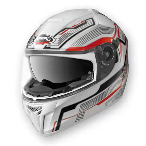 CABERG WYPRZEDAŻ KASK INTEGRALNY Z BLENDĄ MODEL EGO (PINLOCK) STREAMLINE KOLOR BIAŁY/CZERWONY ROZMIAR M Szybka dostawa