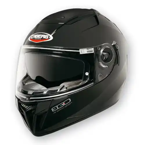 Premium CABERG WYPRZEDAŻ KASK INTEGRALNY Z BLENDĄ MODEL EGO (PINLOCK) KOLOR CZARNY POŁYSK (PAINTED) ROZMIAR XXL