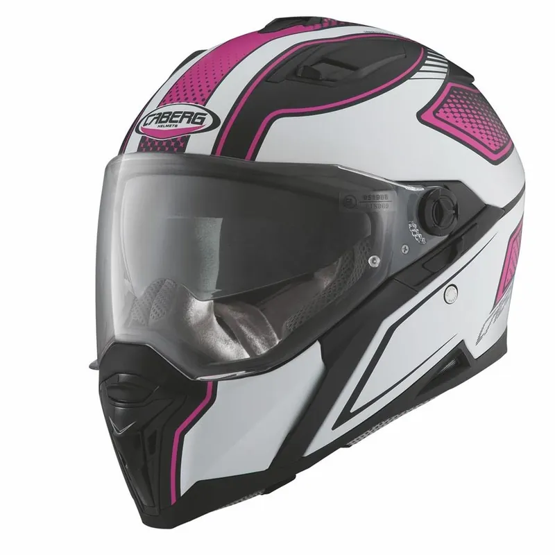 CABERG WYPRZEDAŻ KASK INTEGRALNY Z BLENDĄ MODEL STUNT BLADE LADY/DAMSKI KOLOR CZARNY MAT/RÓŻOWY ROZMIAR M Wyprzedaż