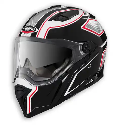 CABERG WYPRZEDAŻ KASK INTEGRALNY Z BLENDĄ MODEL STUNT BLADE KOLOR BIAŁY/CZARNY/CZERWONY ROZMIAR XS Tylko dziś