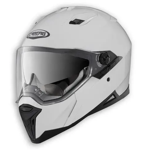 Kup teraz CABERG WYPRZEDAŻ KASK INTEGRALNY Z BLENDĄ MODEL STUNT KOLOR BIAŁY POŁYSK ROZMIAR L