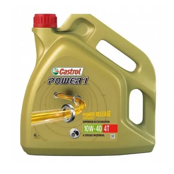 CASTROL ZZZZ POWER 1 GPS 4T 10W40 4L PÓŁSYNTETYK (15043F) Ostatnie sztuki