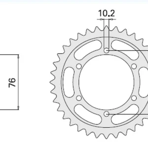 Wybór klientów CHT ZĘBATKA TYLNA 816 47 SUZUKI (ŁAŃC. 530) (JTR816.47) (816-47)