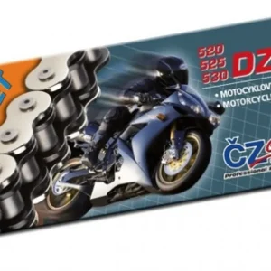 Nie przegap CZ ŁAŃCUCH NAPĘDOWY 525 DZX (118 OGNIW) ACTIVE RING (X-RING) CHROM DO 1000 CCM (40,0 KN) + ZAKUWKA DRĄŻONA