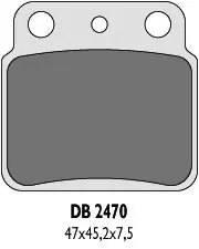 Hit sprzedaży DELTA BRAKING KLOCKI HAMULCOWE KH137 LTZ400 / LTR450 TYŁ