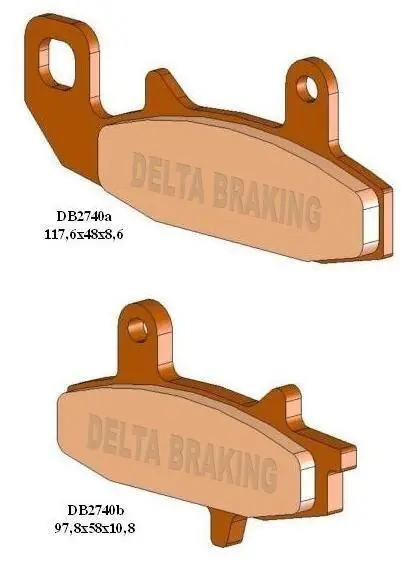Do wyczerpania zapasów DELTA BRAKING KLOCKI HAMULCOWE KH147 - ZASTĘPUJE DB2740MX-D ORAZ DB2740QD-D