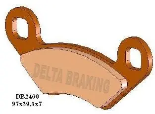 Oferta limitowana DELTA BRAKING ZZZZ KLOCKI HAMULCOWE KH159 POLARIS - ZASTĘPUJĄ DB2460MX-N ORAZ DB2460QD-N