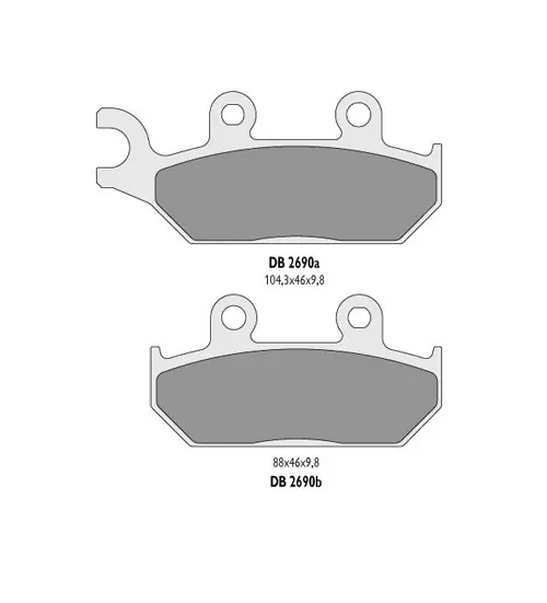 DELTA BRAKING KLOCKI HAMULCOWE KH172 PRZÓD YAMAHA XT600 92-03, XT660 91-98 Najlepsza cena