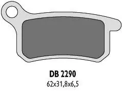 DELTA BRAKING KLOCKI HAMULCOWE KH357 KTM SX65/85 TYŁ - ZASTĘPUJĄ DB2290MX-D ORAZ DB2290QD-D Popularny