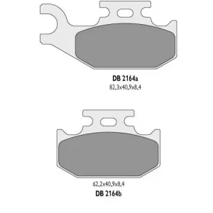 Cena promocyjna DELTA BRAKING KLOCKI HAMULCOWE KH414 SUZUKI ATV (PRAWY PRZÓD), POLARIS RZR 200 ‘21-‘22 TYŁ - ZASTĘPUJĄ DB2367OR-D