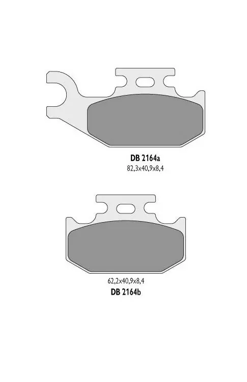 Cena promocyjna DELTA BRAKING KLOCKI HAMULCOWE KH414 SUZUKI ATV (PRAWY PRZÓD), POLARIS RZR 200 ‘21-‘22 TYŁ - ZASTĘPUJĄ DB2367OR-D