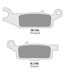 DELTA BRAKING KLOCKI HAMULCOWE KH446 YAMAHA YFM 550 GRIZZLY ‘11-14, YFM 700 GRIZZLY ‘07-18 PRAWY TYŁ - ZASTĘPUJĄ DB2158MX-D ORAZ DB2158QD-D Tylko dziś