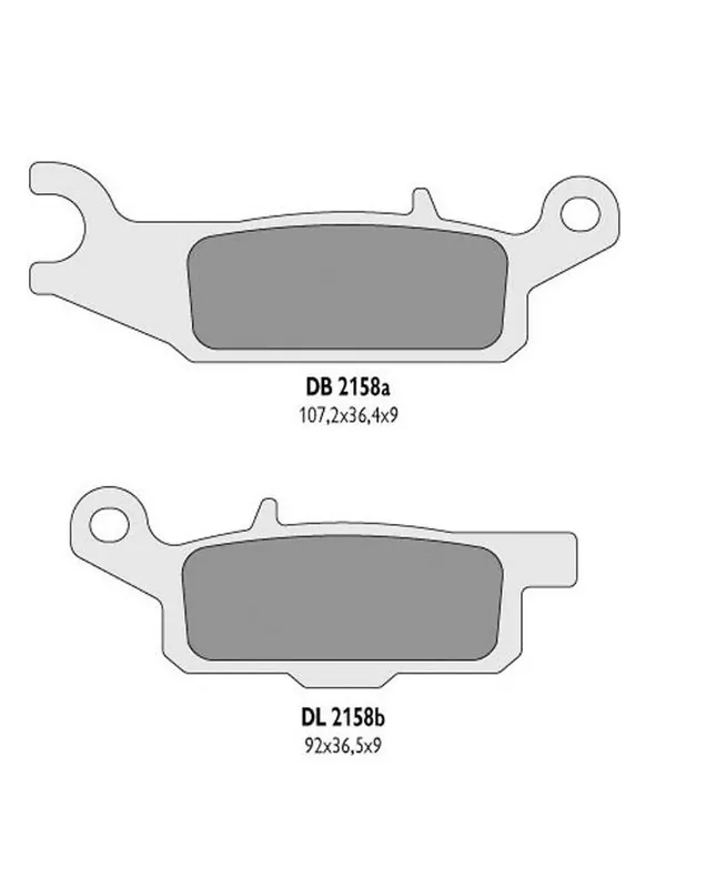 DELTA BRAKING KLOCKI HAMULCOWE KH446 YAMAHA YFM 550 GRIZZLY ‘11-14, YFM 700 GRIZZLY ‘07-18 PRAWY TYŁ - ZASTĘPUJĄ DB2158MX-D ORAZ DB2158QD-D Tylko dziś