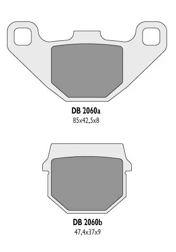 Bezpieczne zakupy DELTA BRAKING KLOCKI HAMULCOWE KH83 - ZASTĘPUJĄ DB2060MX-N I DB2060QD-N