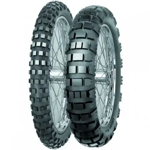 Premium MITAS KOMPLET OPON (24645) 90/90-21 E-09 (54R) TL 2022 + (24420) 130/80-18 E-09 (72R) TL 2022