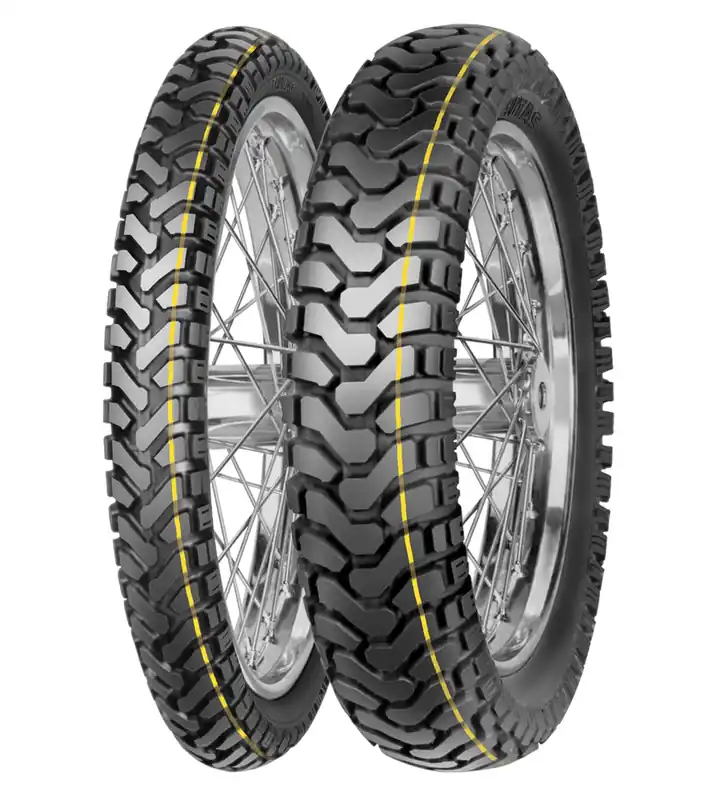 MITAS OPONA 110/80-19 E-07 DAKAR (ŻÓŁTY PASEK) (59T) TL 2023 Niska cena