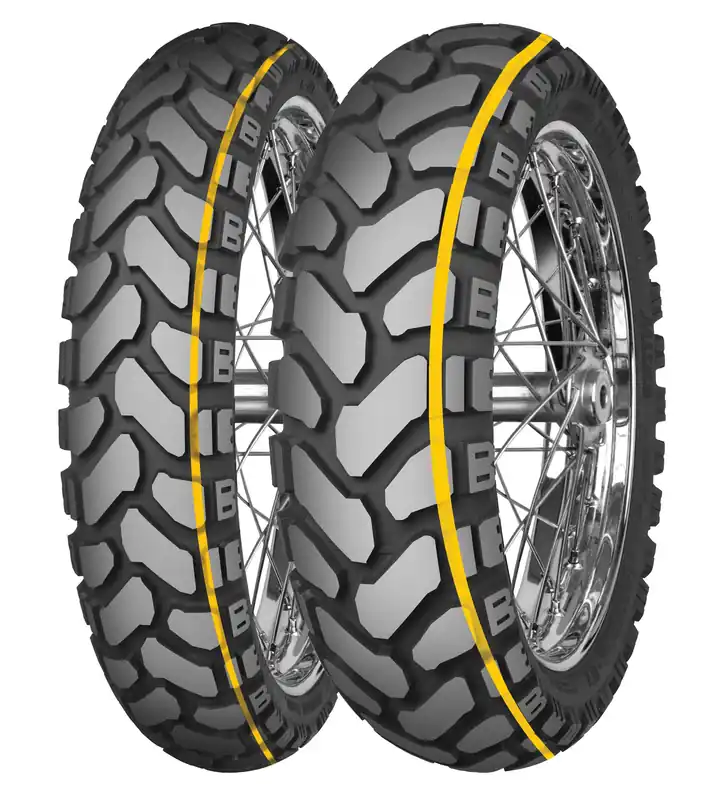 Niska cena MITAS OPONA 110/80B19 E-07+ DAKAR (ŻÓŁTY PASEK) (59T) TL 2022