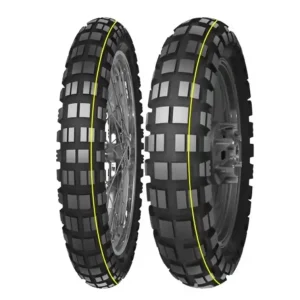 MITAS OPONA 140/80B17 E-10 DAKAR (ŻÓŁTY PASEK) (69T) TL 2022 Ostatnie sztuki