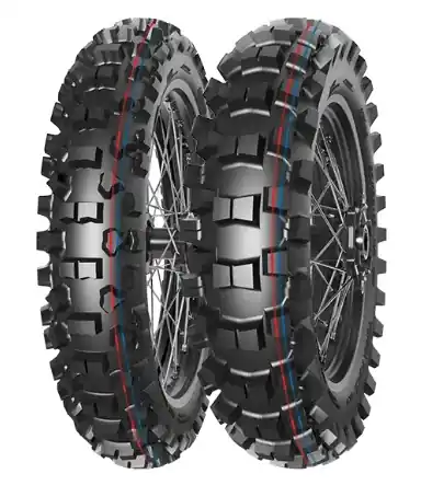 MITAS OPONA 90/100-12 TERRA FORCE-MX IT PIT CROSS (CZERWONO-NIEBIESKI PASEK) (46M) TT 2024 Okazja