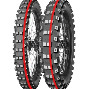 MITAS OPONA 90/100-12 TERRA FORCE-MX MH PITCROSS MEDIUM HARD (CZERWONY PASEK) (46M) NHS TT 2025 Popularny