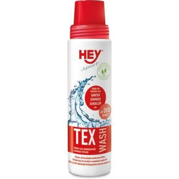 MODEKA HEY TEX WASH PREPARAT DO PRANIA CHRONIĄCY TEKSTYLIA GORE-TEX,SYMPTEX - POJEMNOŚĆ 250ML Tani