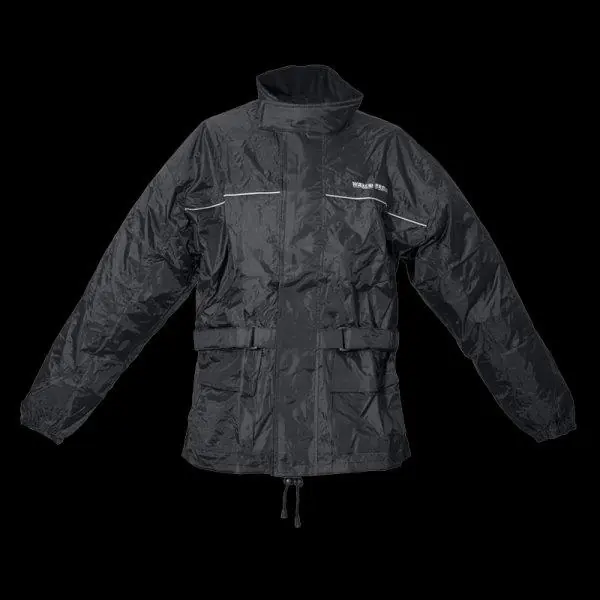 Wyjątkowa oferta MODEKA KURTKA PRZECIWDESZCZOWA RAIN JACKET KOLOR CZARNY ROZMIAR M