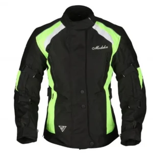 Cena promocyjna MODEKA KURTKA JANIKA LADY KOLOR CZARNY/NEON ROZMIAR 38