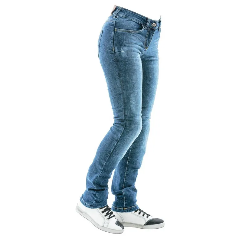 MODEKA SPODNIE JEANSY MOTOCYKLOWE DAMSKIE CITY NOMAD KAREN IRON ROZMIAR XXL (2XL) Taniej