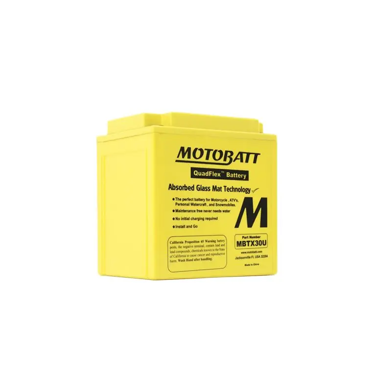 Hit sprzedaży MOTOBATT AKUMULATOR QUADFLEX MBTX30U (YB30LB,Y60N24A,Y60N30LA,YIX30,YIX30LBS) 12V 32AH 166X126X175 BEZOBSŁUGOWY - ZALANY (390A) (2)