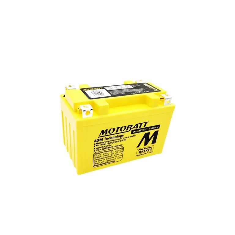 Ostatnie sztuki MOTOBATT ZZZZ AKUMULATOR QUADFLEX MBTX9U (YTX9BS,YTR9BS,YT12ABS,YTZ12S,YTZ14S) 12V 10,5AH 151X87X105 BEZOBSŁUGOWY - ZALANY (160A) (8)