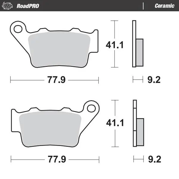 MOTO-MASTER KLOCKI HAMULCOWE KH208 / KH213 ROADPRO CERAMIC SERIES Kup teraz