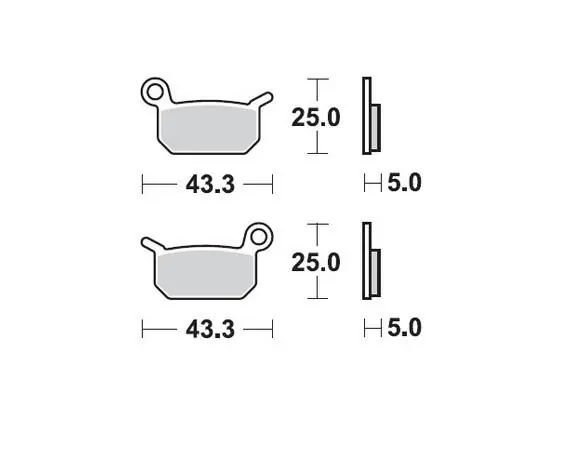 MOTO-MASTER KLOCKI HAMULCOWE KH325 SINTER METAL ENDURO 21 (NITRO) KTM SXE -5 ELECTRIC 19- SX 50 09-, SX 65 04-08, HUSQVARNA EE-5 19-, CR 50 06-, SM 50- 10-, TC 50 17-, PRZÓD/TYŁ Ograniczona ilość